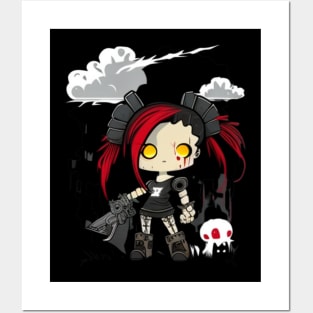 Gothic Girl Posters and Art